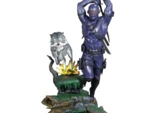 G I Joe Gallery Pvc Statue Snake Eyes Animated Dcd 40Th Anniversary Previews Exclusive 25 Cm