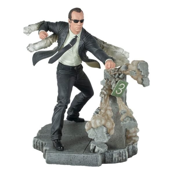 Agent Smith The Matrix Gallery Pvc Statue 25 Cm