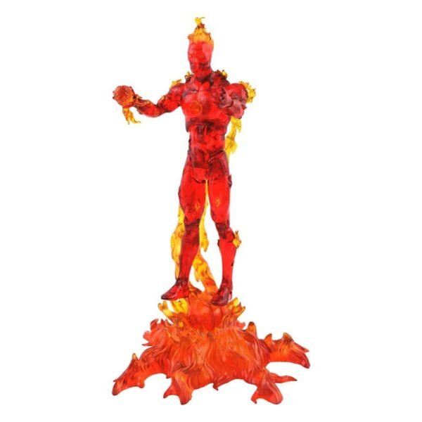 Human Torch 18 Cm Marvel Select Action Figure Diamond Select Toys December 2021