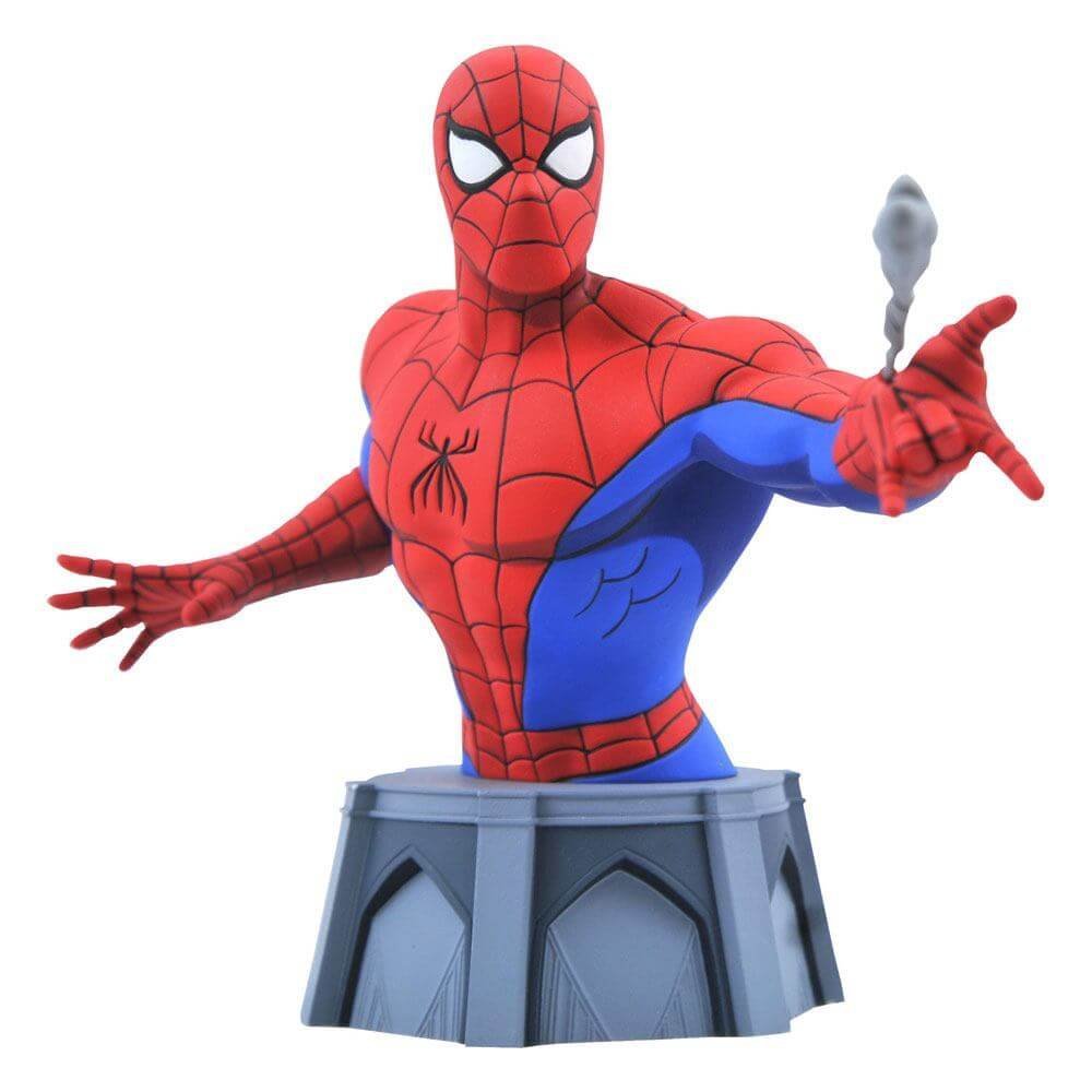Spider Man The Animated Series Bust 1 7 Spider Man 15 Cm March 2021