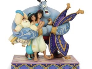 Disney Statuetta Aladdin Group Hug 20 Cm