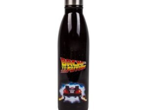 Back To The Future Water Bottle Burning Rubber Borraccia Termica In Metallo