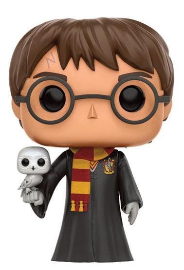 Harry Potter Pop Movies Vinyl Figure Harry With Hedwig 9 Cm