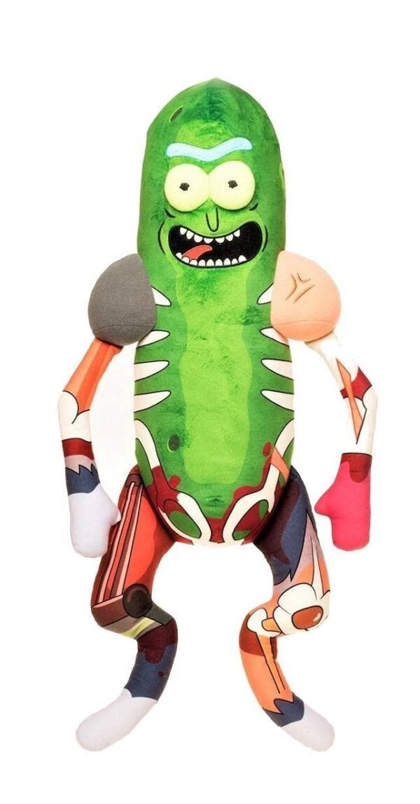 Pickle Rick In Tuta Peluche 46Cm Rick Morty Galactic Plushies