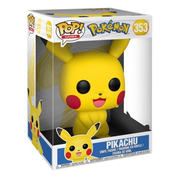 Pikachu Pokemon Super Sized Pop Games Vinyl Figure 25 Cm 353 April 2021