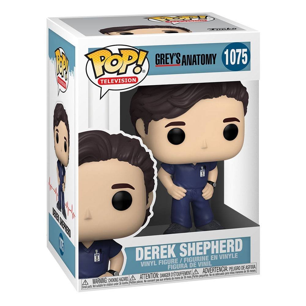 Greys Anatomy Pop Tv Vinyl Figure Derek Shepherd 9 Cm 1075