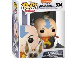 Aang W Momo Avatar The Last Airbender Pop Animation Vinyl Figure 9 Cm 534