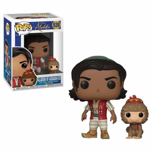 Aladdin Di Agrabah Con Scimmietta Abu Funko Pop Disney 538