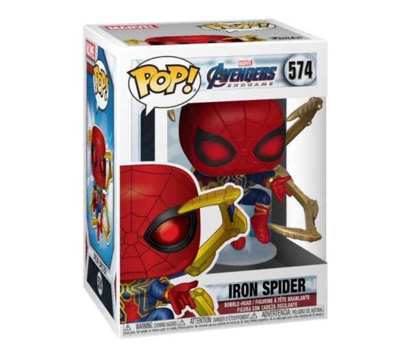 Iron Spider Con Nano Gauntlet Avengers Endgame Funko Pop 9Cm 574