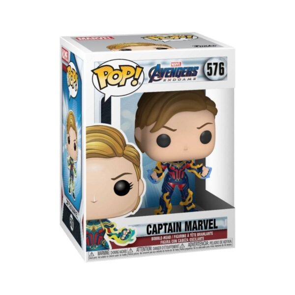 Capitan Marvel Con Piega Avengers Endgame Funko Pop 9 Cm 576