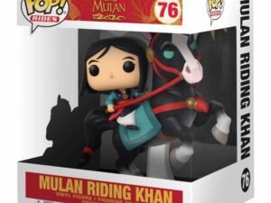 Mulan Rides Vinyl Figure Mulan On Khan 18 Cm Funko Pop 76
