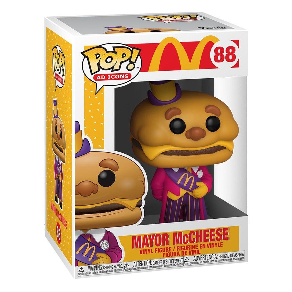 Mcdonalds Pop Ad Icons Vinyl Figure Mayor Mccheese 9 Cm 88