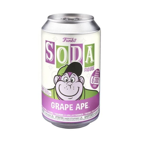 Hanna Barbera Pop Movies Vinyl Soda Figures Grape Ape 11 Cm
