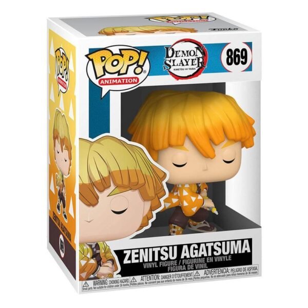 Zenitsu Agatsuma Demon Slayer Pop Animation Vinyl Figure 9 Cm 869 October 2021