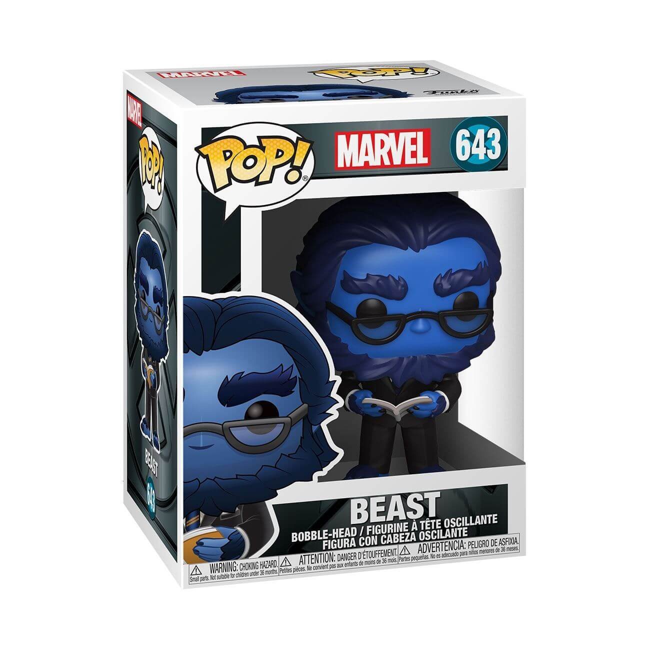 Beast X Men 20Th Anniversary Pop Marvel Vinyl Figure 9 Cm 643