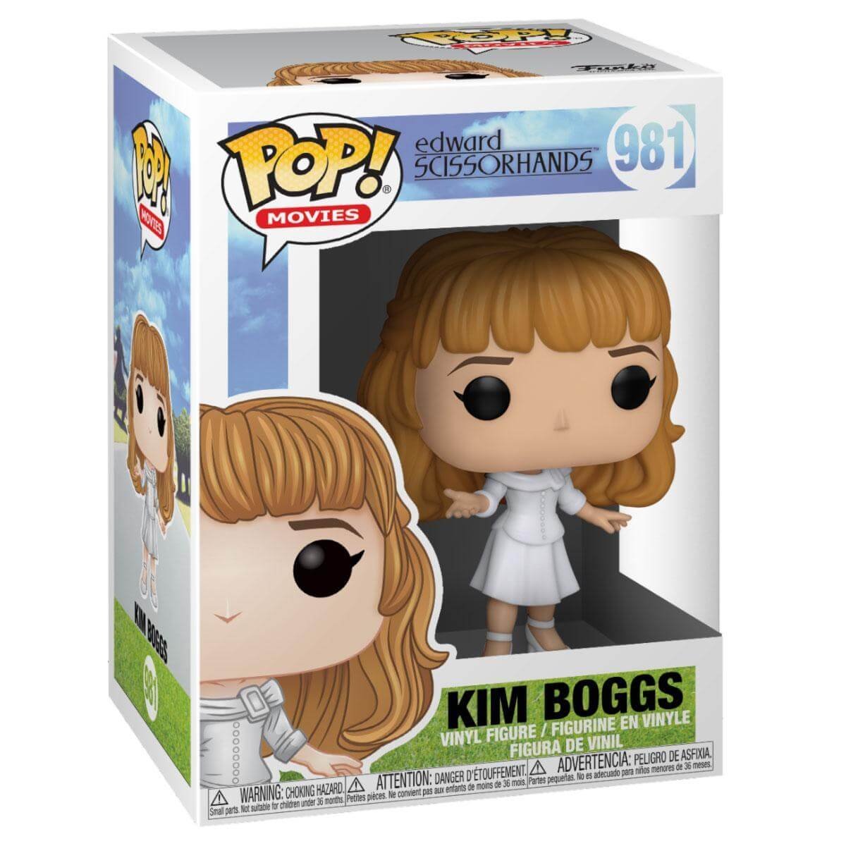Edward Scissorhands Pop Movies Vinyl Figure Kim In White Dress 9 Cm 981 End January 2021