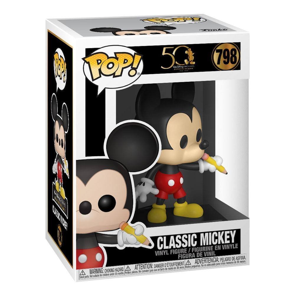Mickey Mouse Pop Disney Archives Vinyl Figure Classic Mickey 9 Cm 798