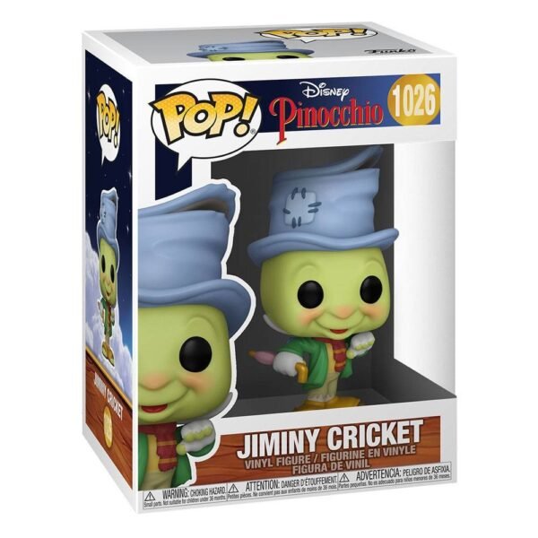 Street Jiminy Pinocchio 80Th Anniversary Pop Disney Vinyl Figure 9 Cm 1026