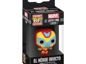 Iron Man Marvel Luchadores Pocket Pop Vinyl Keychains 4 Cm