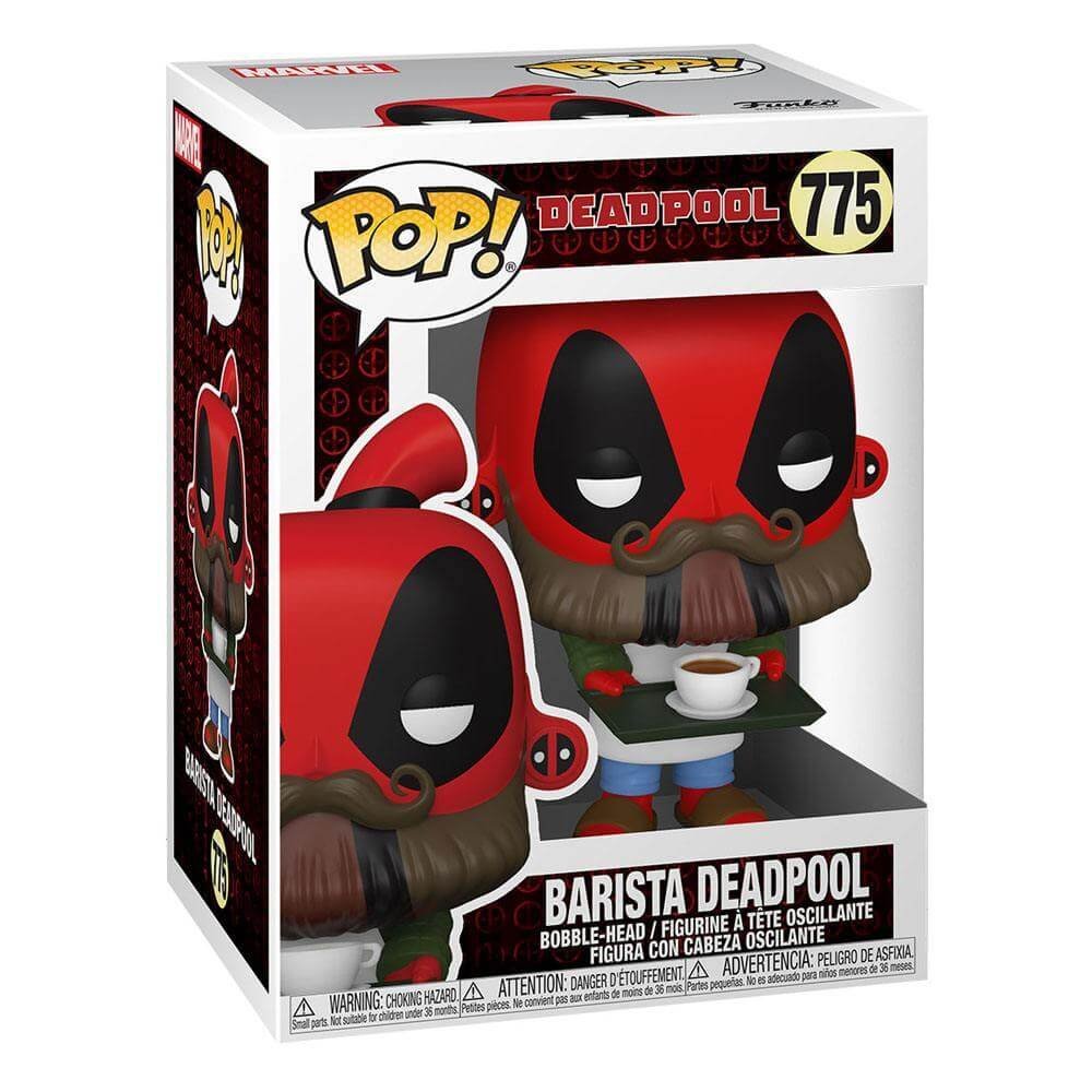 Coffee Barista Deadpool Marvel Deadpool 30Th Anniversary Pop Vinyl Figure 9 Cm 775 March 2021