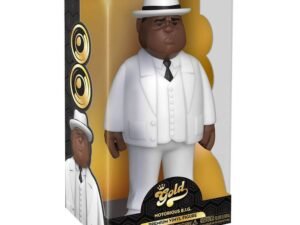 Notorious B I G Vinyl Gold Figure Biggie Smalls White Suit 30 Cm March 2022