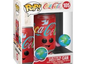 Coca Cola Pop Vinyl Figure Flowery Coca Cola Can Hilltop Anniversary 9 Cm 105 July 2021