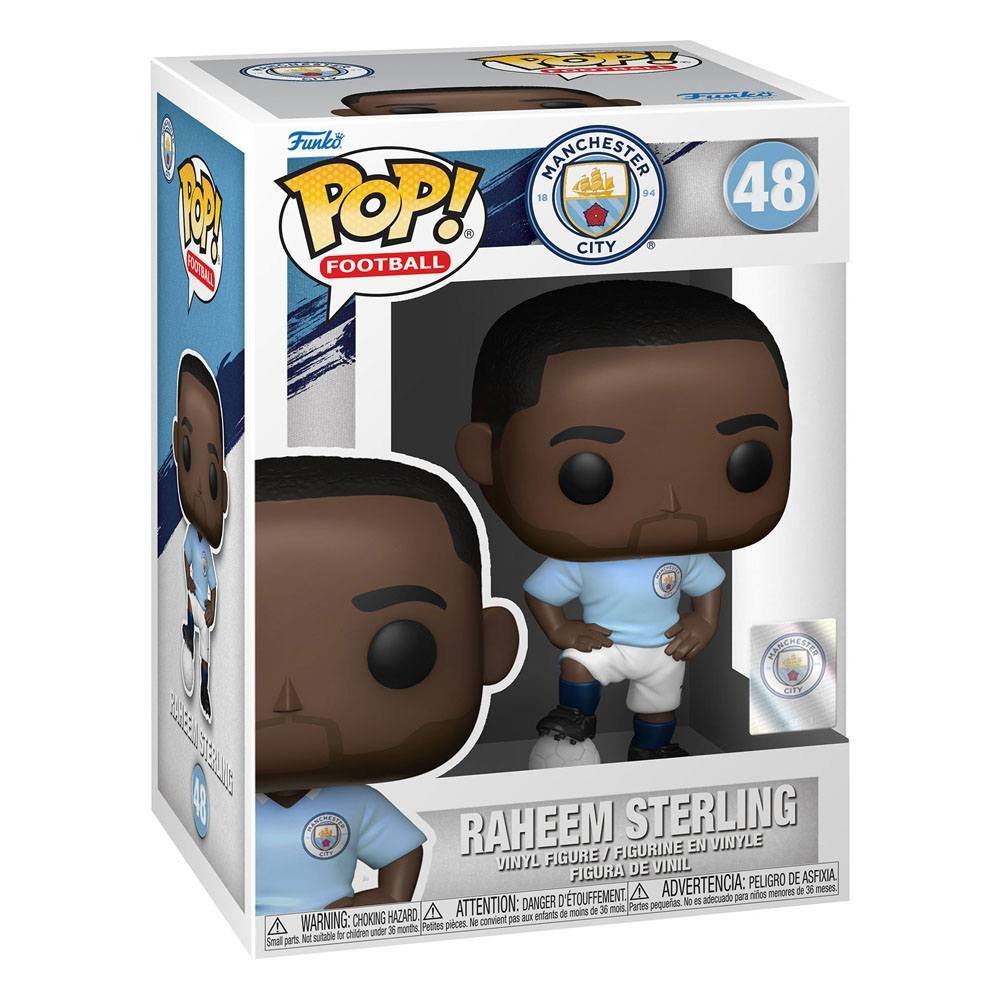 Raheem Sterling Manchester City F C Pop Football Vinyl Figure 9 Cm 48