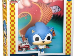 Sonic The Hedgehog 2 Pop Game Cover Vinyl Figure Sonic Exclusive 9 Cm