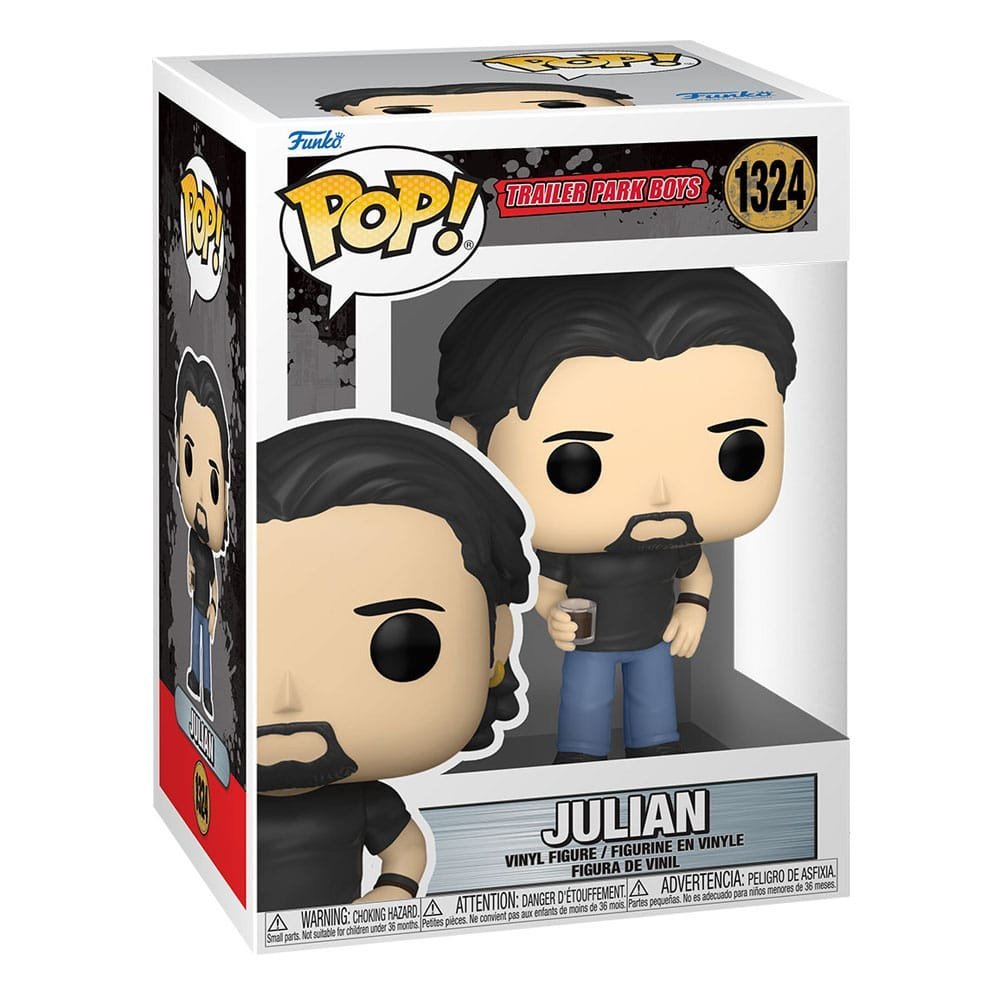 Julian With Drink Trailer Park Boys Pop Tv Vinyl Figure 9 Cm 1324
