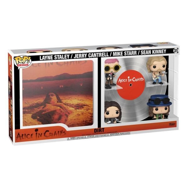 Alice In Chains Pop Albums Dlx Vinyl Figure 4 Pack Dirt 9 Cm