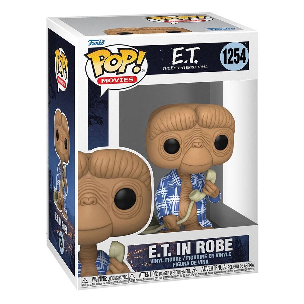 E T The Extra Terrestrial Pop Vinyl Figure E T In Flannel 9 Cm 1254