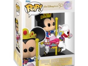 Walt Disney Word 50Th Anniversary Pop Disney Vinyl Figure Minnie Mouse On Prince Charming Regal Carrousel 9 Cm 1251