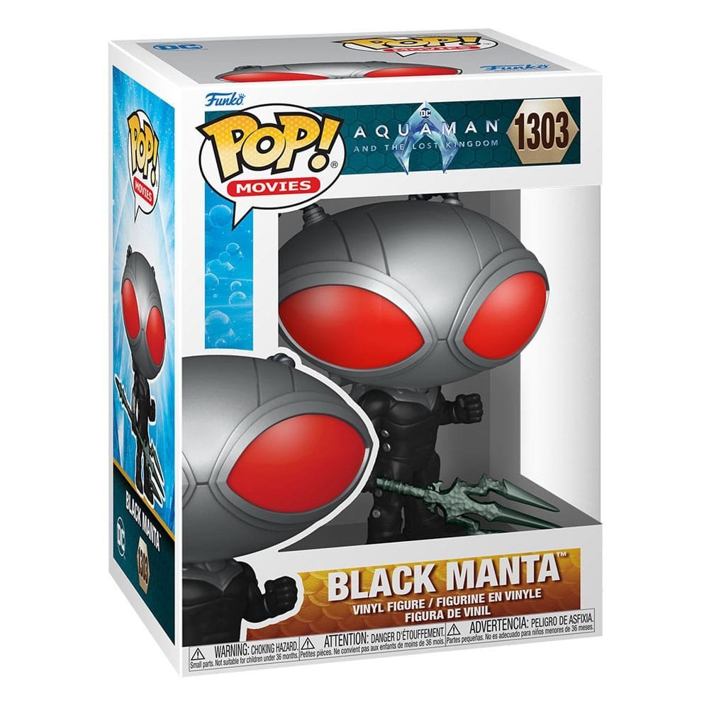 Black Manta Aquaman And The Lost Kingdom Pop Dc Vinyl Figure 9 Cm 1303