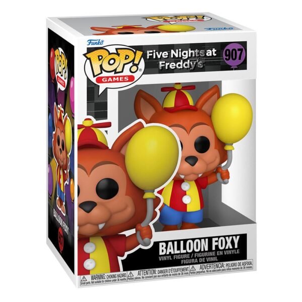 Balloon Foxy Five Nights At Freddys Security Breach Pop Games Vinyl Figure 9 Cm 907