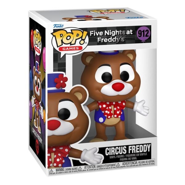 Circus Freddy Five Nights At Freddys Security Breach Pop Games Vinyl Figure 9 Cm 912