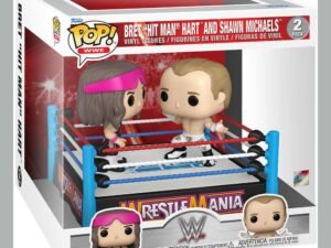 Bret Hart Vs Shawn Michaels Wwe Pop Moment Vinyl Figures 2 Pack 9 Cm
