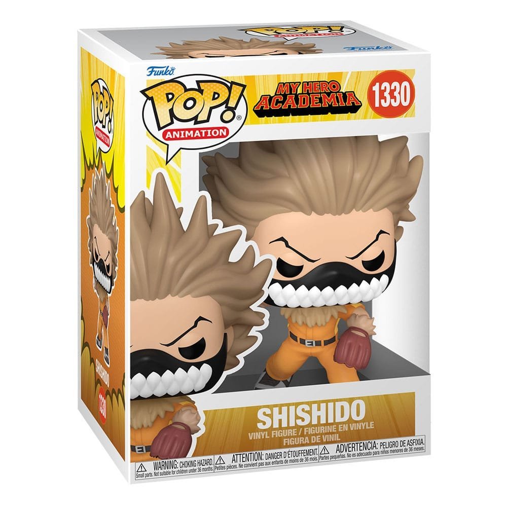 Captain Shishido Baseball My Hero Academia Hlb Pop Animation Vinyl Figure 9 Cm 1330