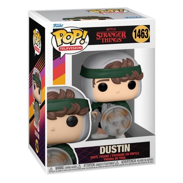 Hunter Dustin With Shield Stranger Things Pop Tv Vinyl Figure 9 Cm 1463