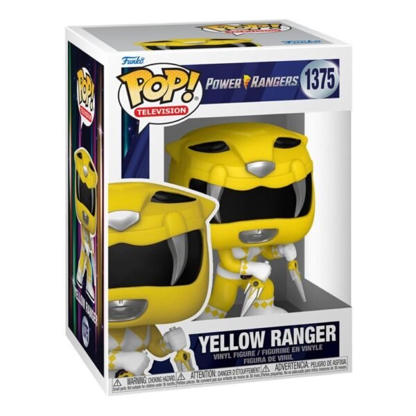 Yellow Ranger Power Rangers 30Th Pop Tv Vinyl Figure 9 Cm 1375