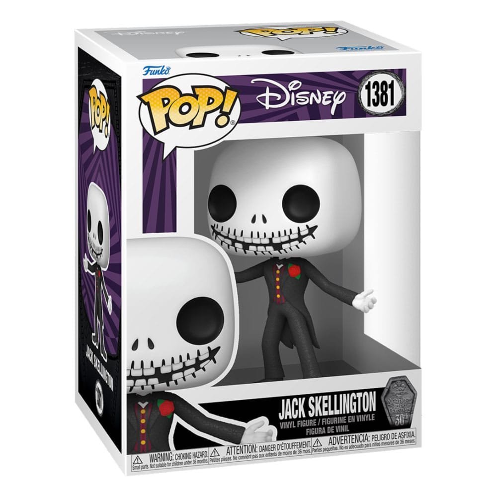 Formal Jack Skellington Nightmare Before Christmas 30Th Pop Disney Vinyl Figure 9 Cm 1381