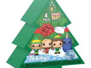 Elf Pocket Pop Vinyl Figure 4 Pack Tree Holiday 4 Cm