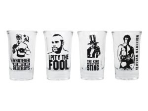 Rocky Shotglass 4 Pack 45Th Anniversary