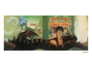 Harry Potter Art Print Goblet Of Fire Book Cover Artwork Limited Edition 42 X 30 Cm July 2021