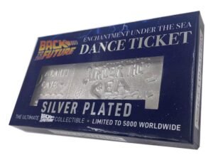 Back To The Future Replica Enchantment Under The Sea Ticket Limited Edition Silver Plated