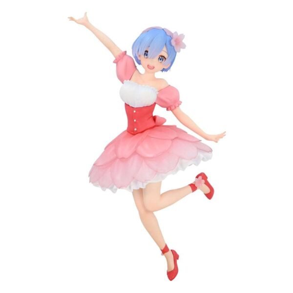 Re Zero Trio Try It Pvc Statue Rem Cherry Blossoms 21 Cm