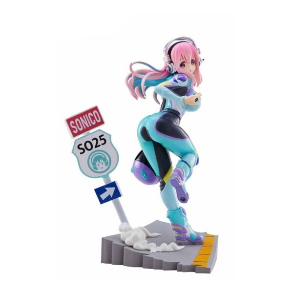 Super Sonico Tenitol Pvc Statue 19 Cm