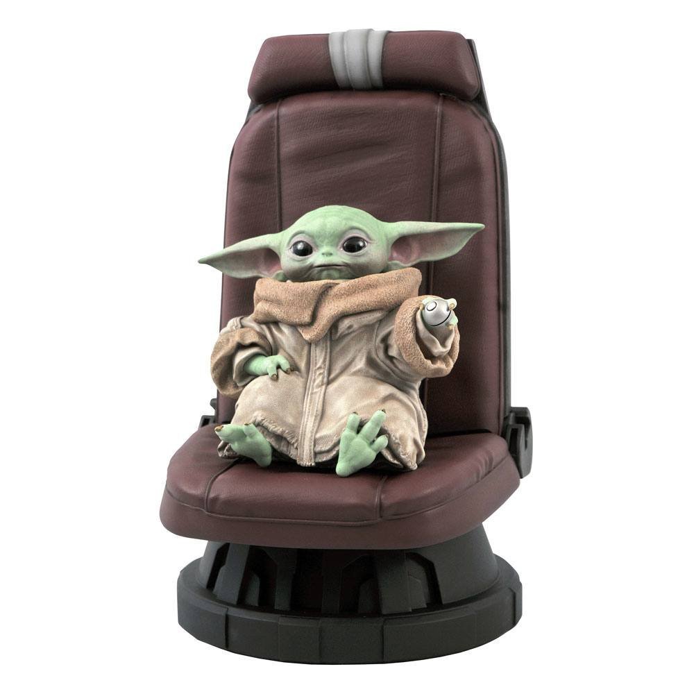 Star Wars The Mandalorian Premier Collection 1 2 The Child In Chair 30 Cm