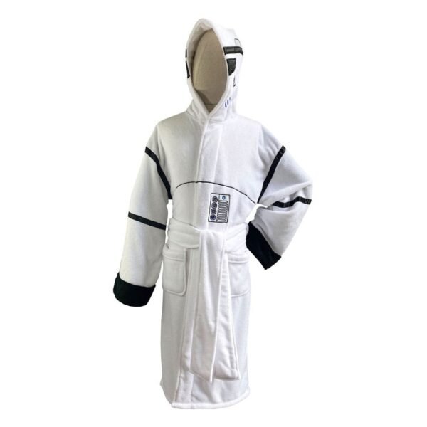Star Wars Original Stormtrooper Fleece Bathrobe Stormtrooper White Accappatoio