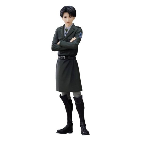 Levi Dark Color Ver Heo European Exclusive On Titan Pop Up Parade Pvc Statue 17 Cm
