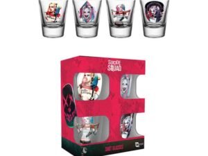 Harley Quinn Shotglass 4 Pack Movie May 2021